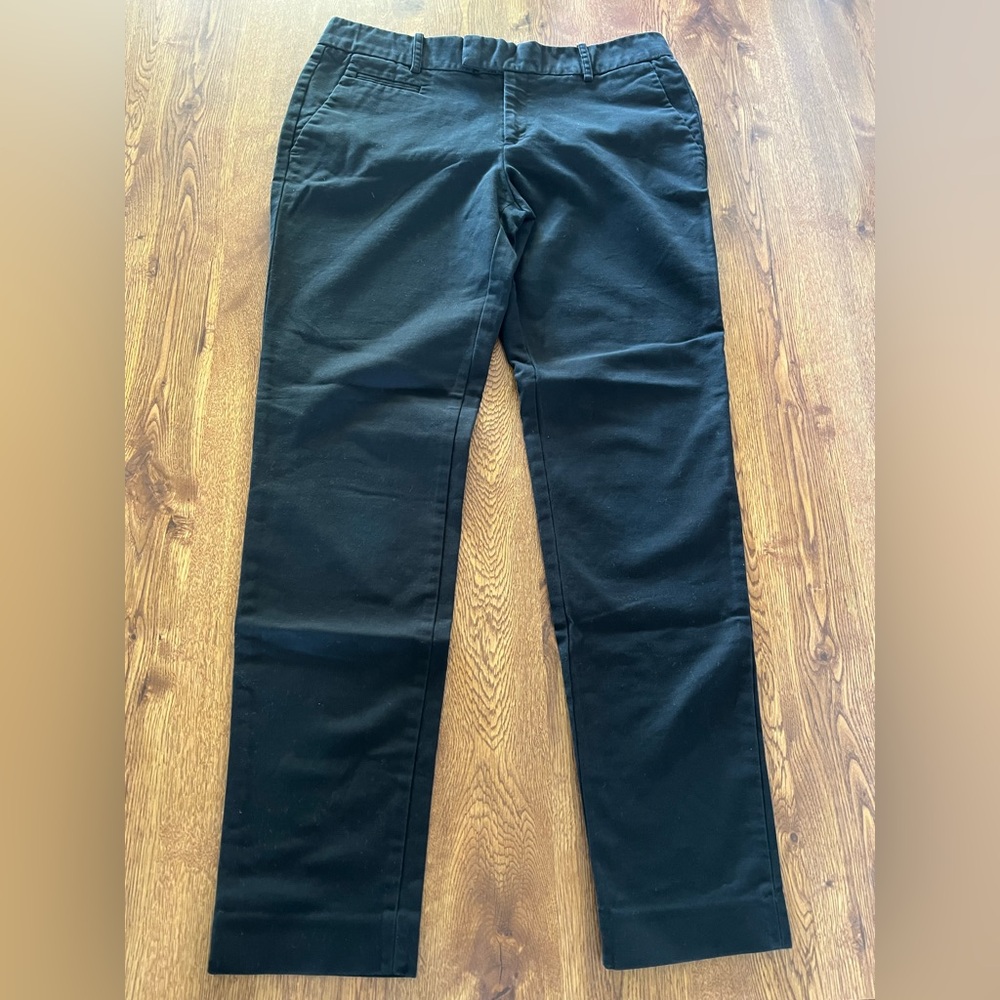 Woman's Banana Republic Martin Fit Black Pants Size 8